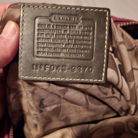 Vintage coach shoulder bag - Picture 3 of 4